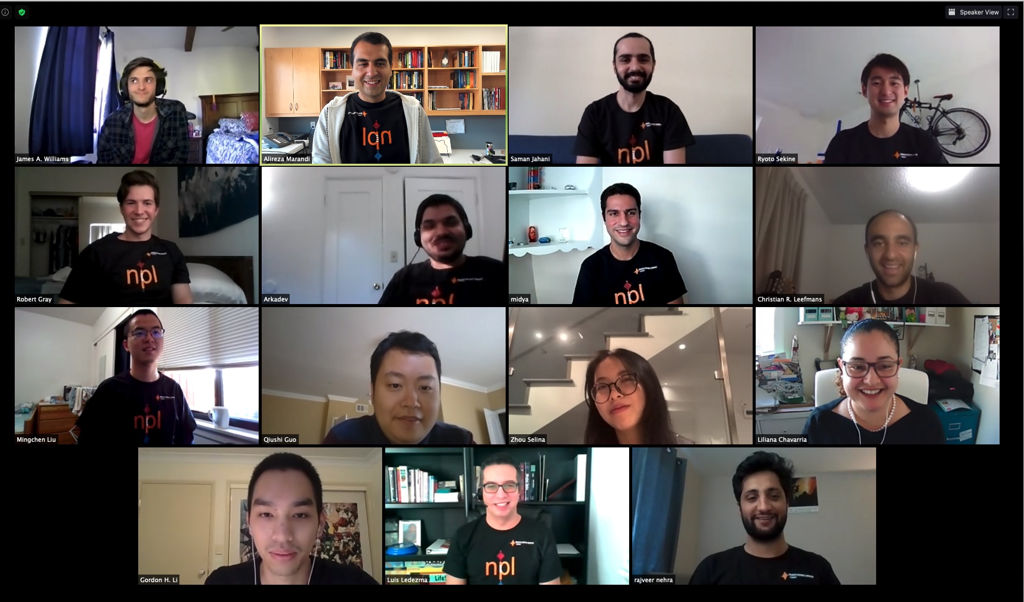 Virtual Group Lunch.